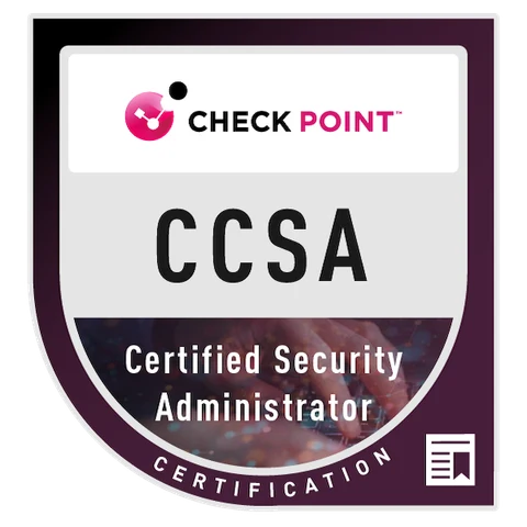 Check Point CCSA badge